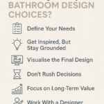 Avoid bathroom design regrets