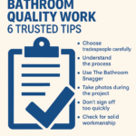 ensure bathroom quality work